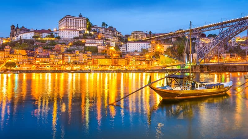 Discover Lisbon, Porto and the Douro Valley (port-to-port cruise)