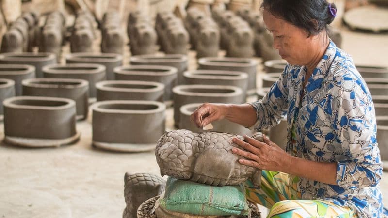 From the Mekong Delta to the Angkor Temples, Hanoi, and Halong Bay (port-to-port cruise)