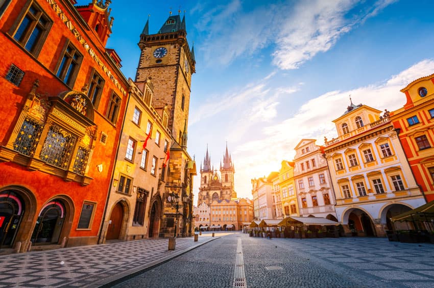 New Year's on a cruise, between Berlin and Prague (port-to-port cruise)
